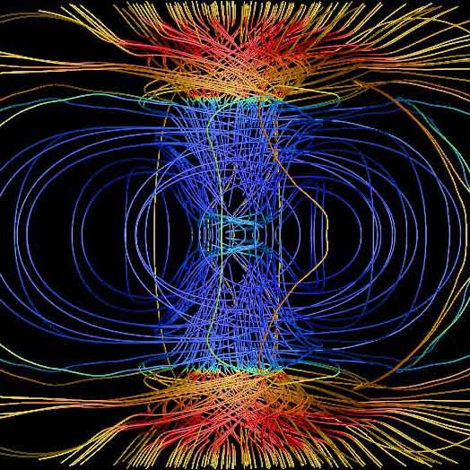 Supernova explosion simulation