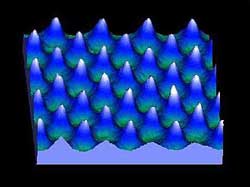 Laser-Focused Atomic Deposition of Nanodots