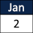 January 2 calendar date