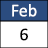 February 6 calendar date