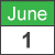 June 1st calendar graphic