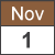 November 1 deadline calendar