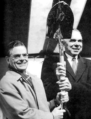 Robert Wilson and Glen Seaborg at the Linac groundbreaking ceremony, December 1968 (Fig. 5.6, page 115)