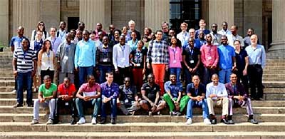 Group photo of the ASESMA in Wits, South Africa