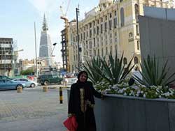 Al Faisaliah Hotel in background