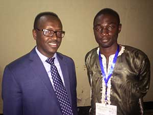 Dr. Didier Nkurikiyimfura and Defi junior Jubgang Fandio