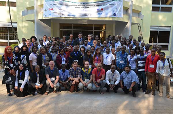 Rwanda African School of Fundamental Physics group photo